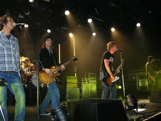 Switchfoot performing live on stage